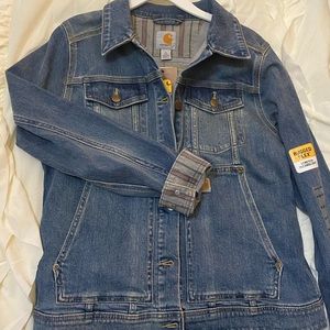 Carhartt Women’s denim jacket- size medium